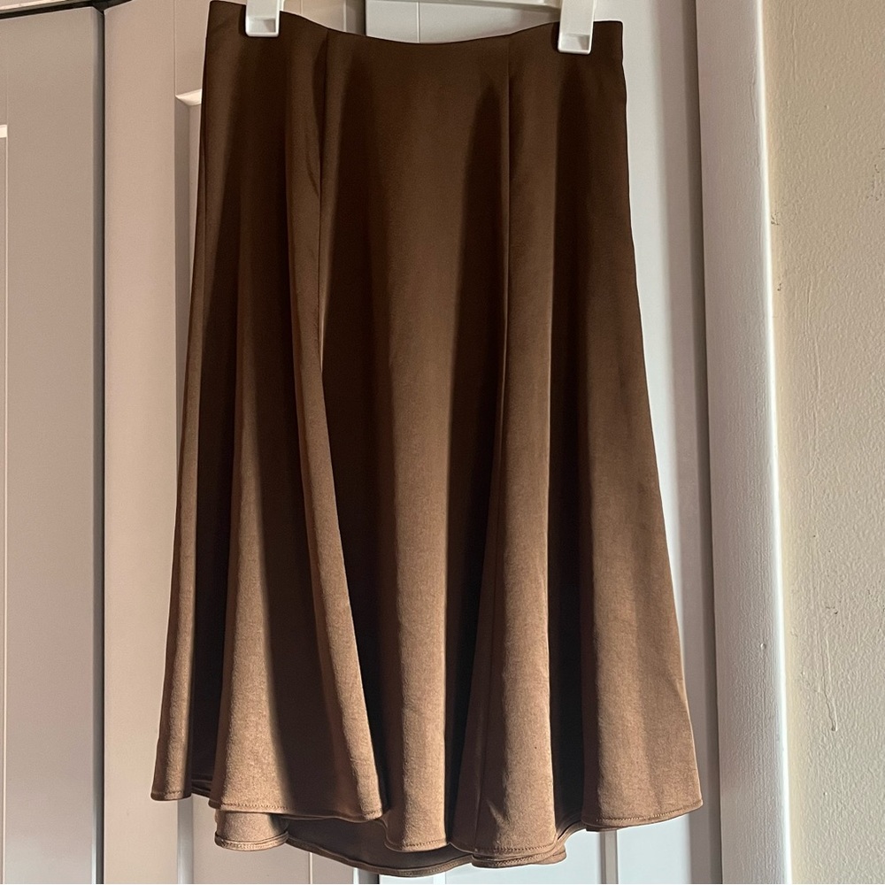 Vince Paneled Midi Skirt